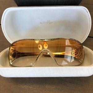 Oakley Dart Sunglasses Gold Frames Gradient Lenses